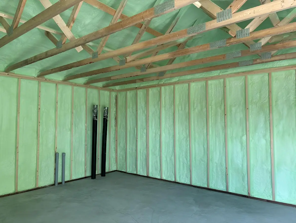 Rosser Pump House, 4" closed-cell, Green Home Insulation